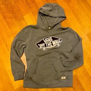 Vans hoodie gray size L